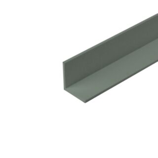 Angle Equal Sided PVC White 1.8x25x25mm x 1mtr