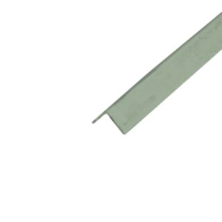 Angle Equal Sided Self Adhesive PVC White 1x15x15mm x 2.5mtr