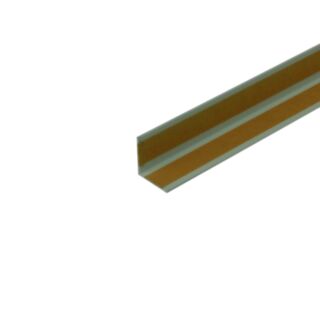 Angle Equal Sided Self Adhesive PVC White 1x20x20mm x 2.5mtr