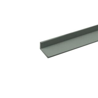 Angle Unequal Sided PVC White 1.5x10x20mm x 2mtr