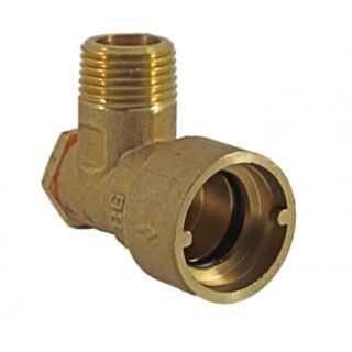 Angled Bayonet Socket Brass ½