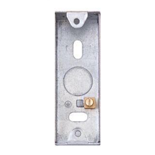 Selectric Architrave Metal Back Box 1 Gang 25mm