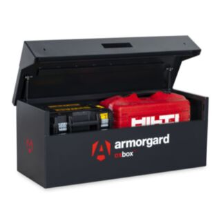 Armorgard Oxbox Medium Duty Tool Storage Box Black/Grey 450x460x1155mm