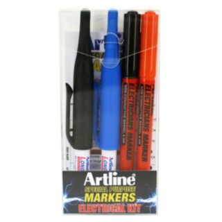 Artline EKPR Electricians Marker Pen 4pce Set