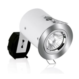 Aurora Downlight Acoustic & Fire Rated Fixed Low Voltage Chrome