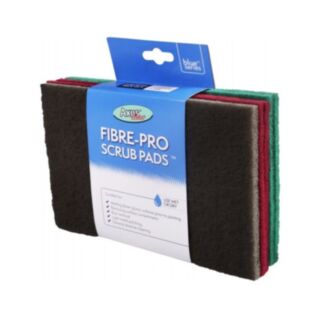 Axus Blue Series Fibre Pro Scrub Pads Assorted Pack 5pk