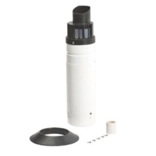  Multifit 60/100mm Rear Horizontal Telescopic Flue Kit Adjustable Length 220mm To 345mm