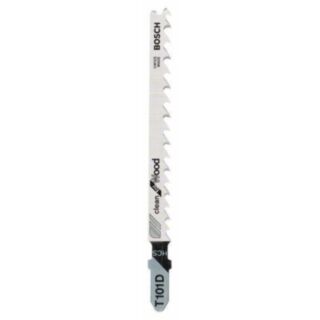 BOSCH Jigsaw Blades T101D Clean For Wood 100mm 5pk