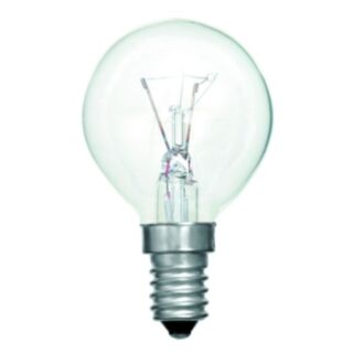 Bell Oven Golf Ball Bulb Small Edison Screw Clear 40W