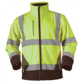 Blackrock Hi-Vis Softshell Jacket Yellow Medium