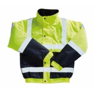 Blackrock Hi-Vis Two Tone Bomber Jacket Yellow/Navy Large