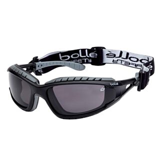 Bolle Safety Glasses Tracker Vented Smoke