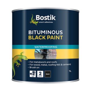 Bostik Bituminous Paint Black 1ltr