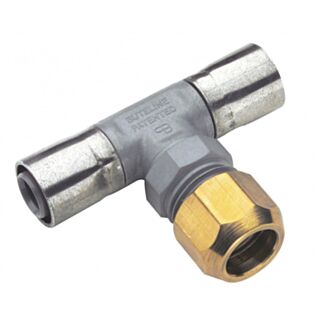 Buteline PB Pipe Tee To 15mm Copper 16x16x15mm Cu
