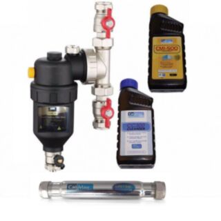 Calmag Magnetic Heating Filter With 15mm Scale Inhibitor & Chemical Pack 22mm