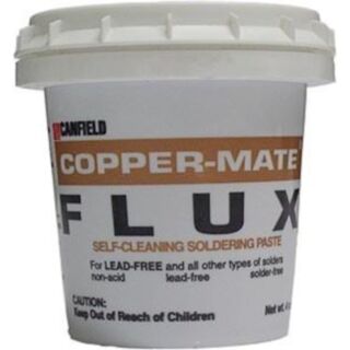 Canfield Coppermate Flux Self Cleaning Soldering Paste 1Lb