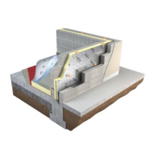 Cavity PIR Wall Board Insulation Tongue & Groove 90x450x1200mm 2.16m² (4 Sheets Pack)