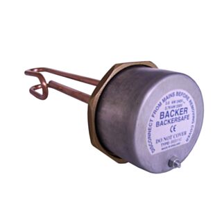 Copper Immersion Heater & Reset Button 2¼ BSP 3kW 27