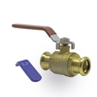 Copper Press Fit Lever Ball Valve 22mm