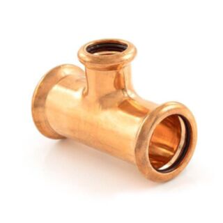 Copper Press Fit Reducing Tee (GAS) 35x35x15mm