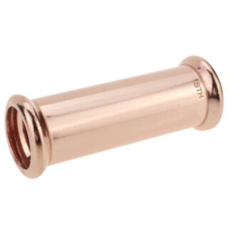 Copper Press Fit Slip Coupler 15mm