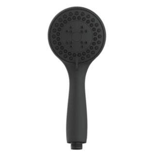 Croydex Nero Three Function Shower Handset Matt Black