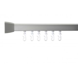 Croydex Slenderline 4 Way Curtain Track Kit