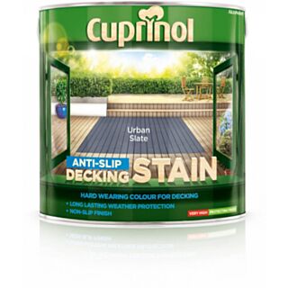 Cuprinol Anti Slip Decking Stain Urban Slate 2.5ltr
