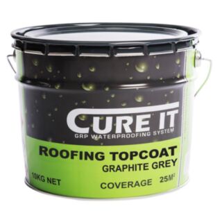 Cure It Roofing Topcoat Graphite 10kg