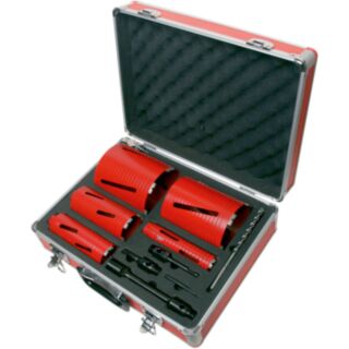 DART DCD Spiro Diamond Core Drill Case Red Ten 5pce Set