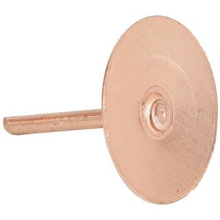 Disc Rivets Copper 20x0.40mm 1000pk