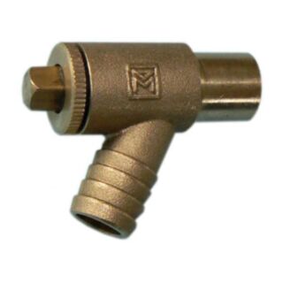 Draw-Off Cock Brass Type A Extended 15mm