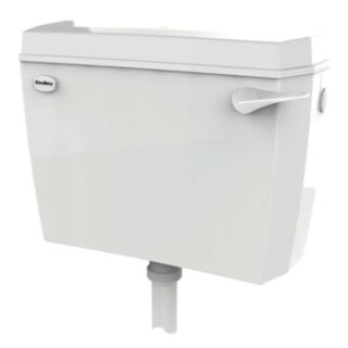Dudley Acclaim Contemporary Styled Exposed Toilet Cistern 155x343x460mm