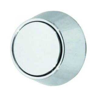 Dudley Cone Single Flush Pushbutton Chrome Plated 50mm