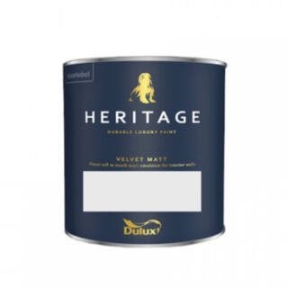 Dulux Trade Heritage Velvet Matt Tester Pot Marble White 125ml