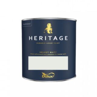 Dulux Trade Heritage Velvet Matt Tester Pot Panel White 125ml