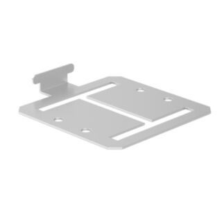 DuraPost Capping Rail 90° Bracket BZP 1x75x75mm 2pk