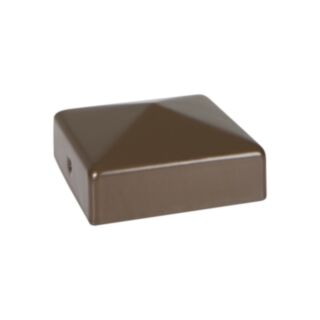 DuraPost Post Cap With Bracket Sepia Brown 75x75mm