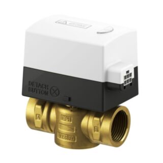 EPH Two Port Compression Motorised Valve With Detachable Actuator Female BSP 1¼