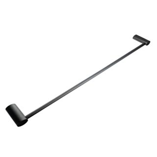 Eclipse 801 Series Single Towel Rail Matt Black 600mm