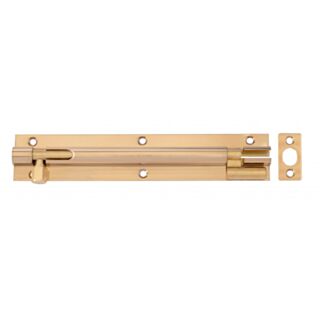 Eclipse Necked Barrel Bolt Heavy Duty Polished Brass 203x38mm
