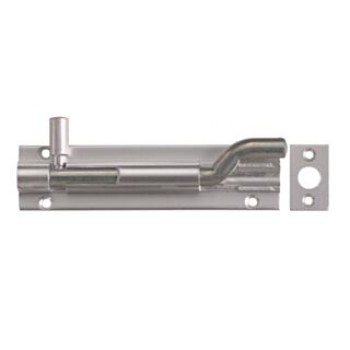 Eclipse Necked Barrel Bolt Aluminium Satin 76x25mm