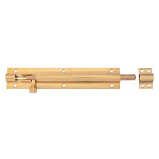 Eclipse Straight Barrel Bolt Heavy Duty Polished Brass 203x38mm