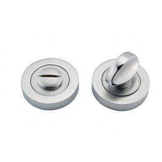 Eclipse Insignia Bathroom Thumbturn & Release Satin Chrome