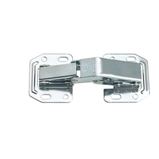 Eclipse Easy On Cabinet Hinge Surface Mounted 105° Nickel 2pk