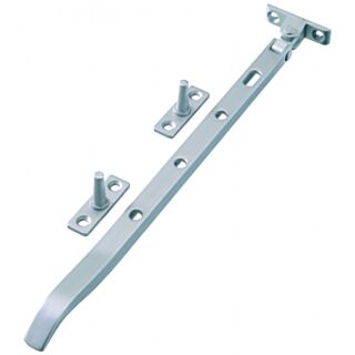 Eclipse Casement Stay Aluminium Satin