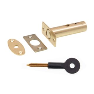 Eclipse Door Rack Bolt Electro Brass With Key 60mm