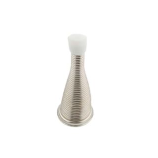 Eclipse Door Stop Wall Mounted Flexible Spring Nickel