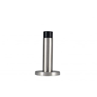 Eclipse Door Stop Wall Mounted Projection On Plate Solid Stainless Steel Satin
