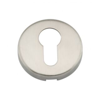 Eclipse Escutcheon Euro Profile Stainless Steel Satin 2pk